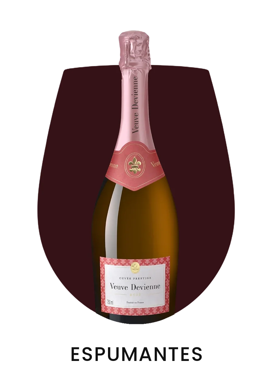 Categoria de espumantes na Cia do Vinho